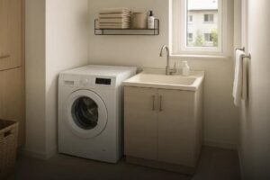 tanque para lavar roupa com gabinete: facilite a organização e otimize seu espaço